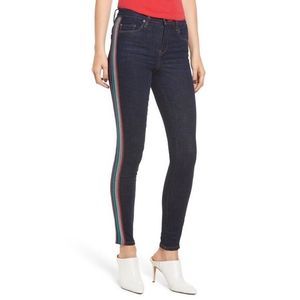 BLANKNYC The Bond Metallic Glitter Jeans